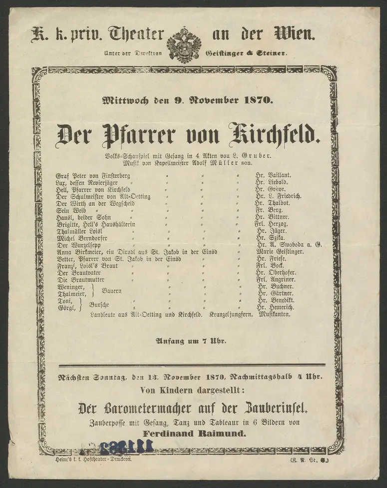 Der Pfarrer von Kirchfeld