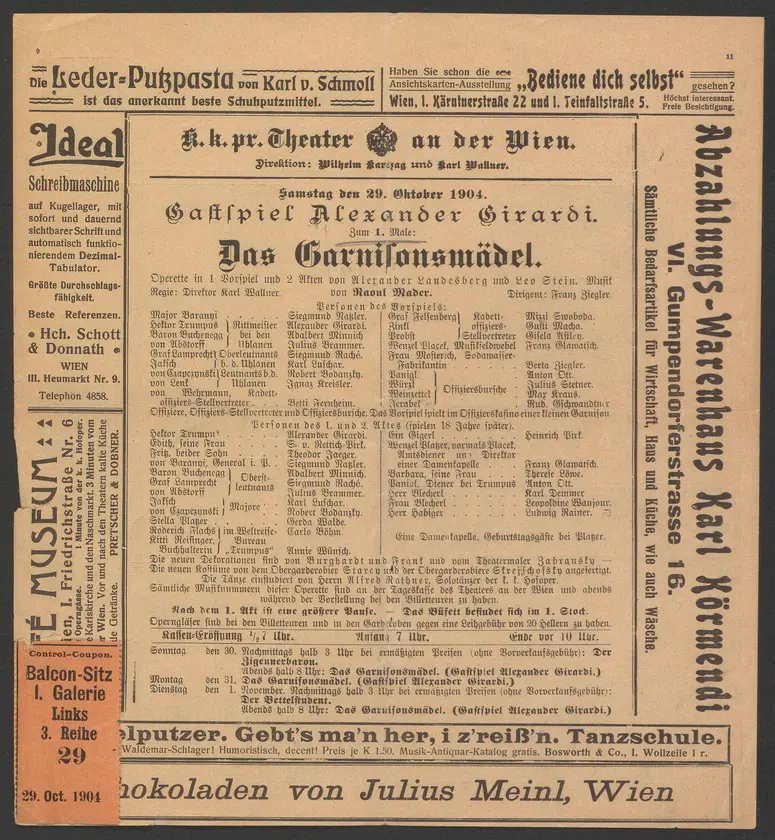 Das Garnisonsmädel