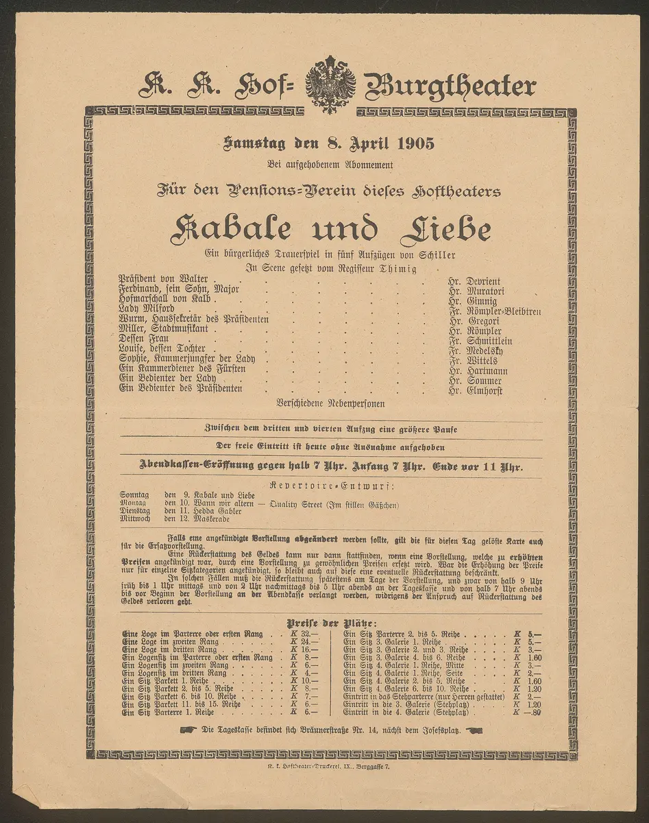 Kabale und Liebe