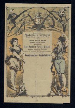 Schwender's Colosseum, Weiterer Titel: Carnevals-Programm 1883