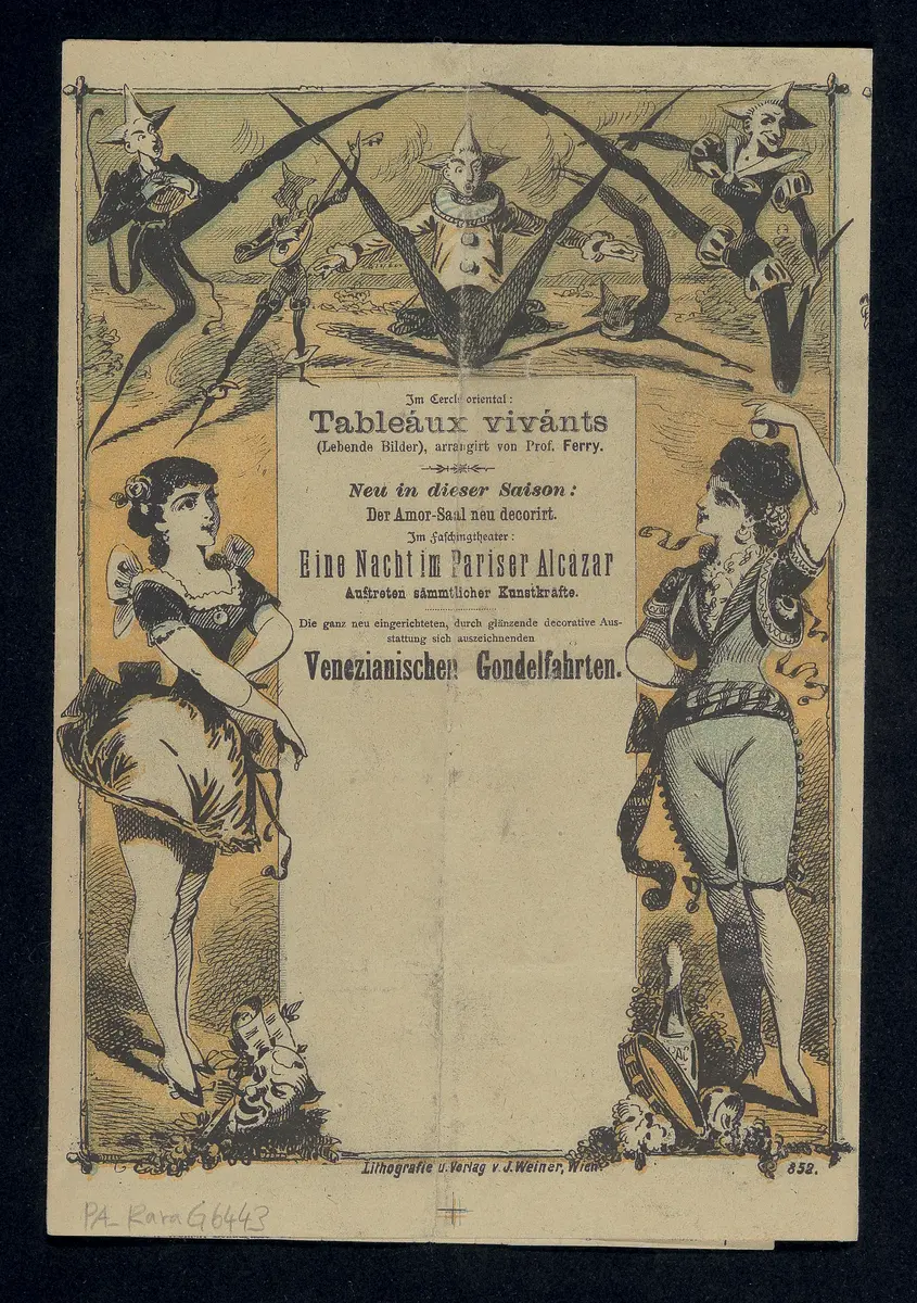 Schwender's Colosseum, Weiterer Titel: Carnevals-Programm 1883