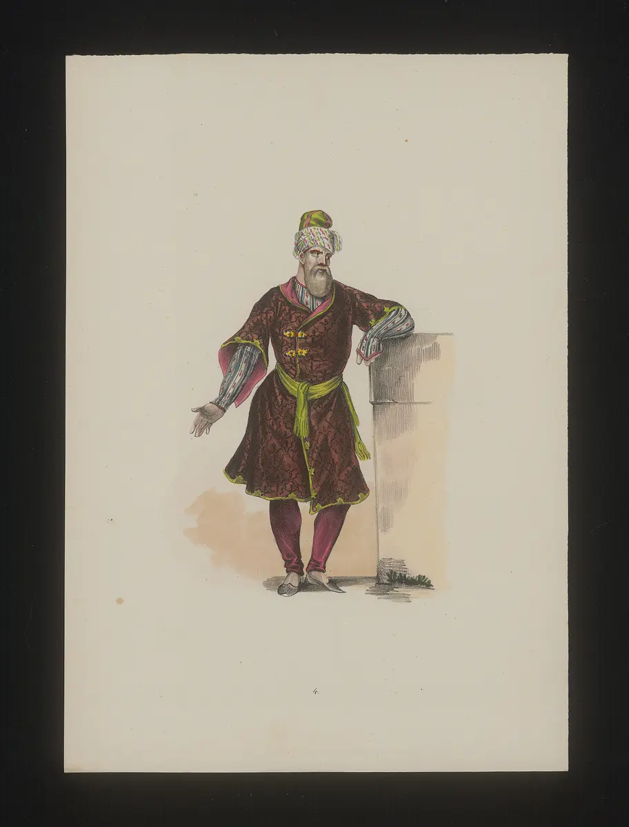 Turandot, Prinzessin von Schiras, Titel der Serie: Neue Costume-Sammlung verschiedener Zeiten und Nationen