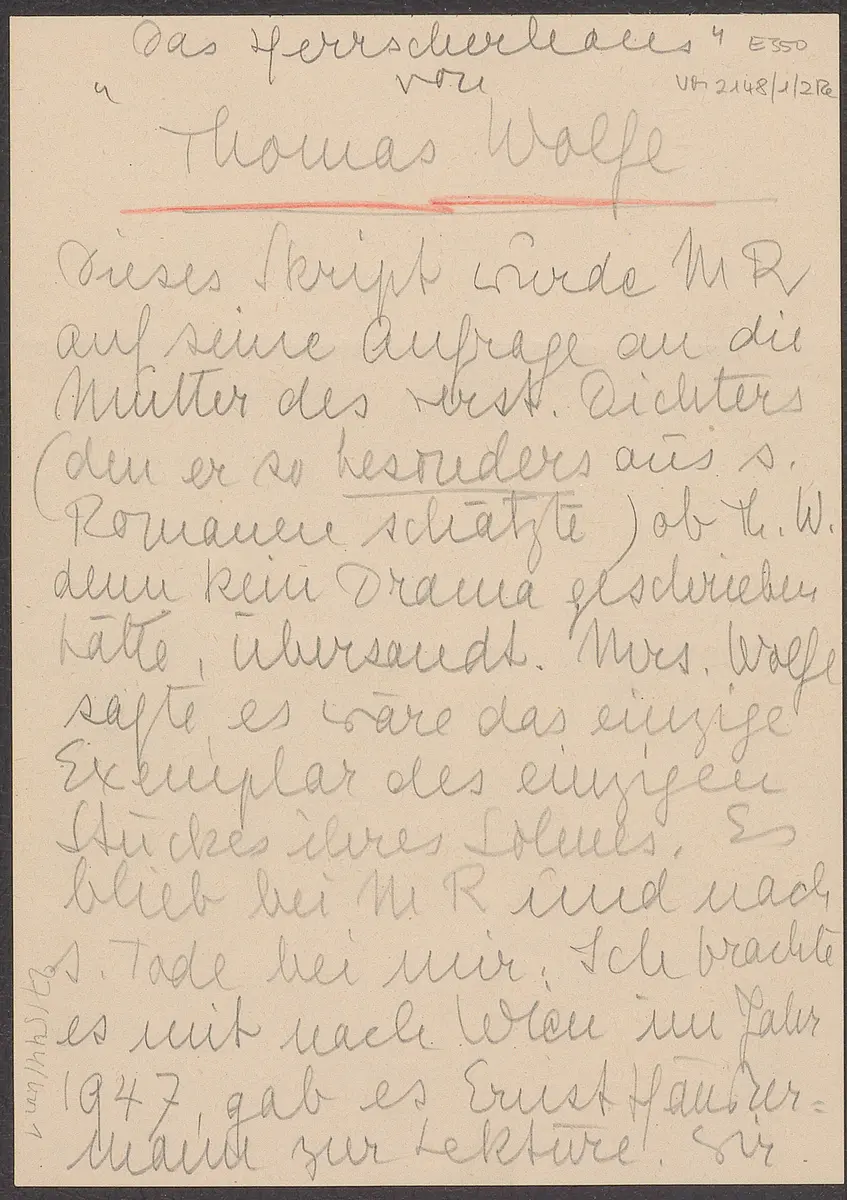 Mannerhouse. A Play in an Prologue and Four Acts