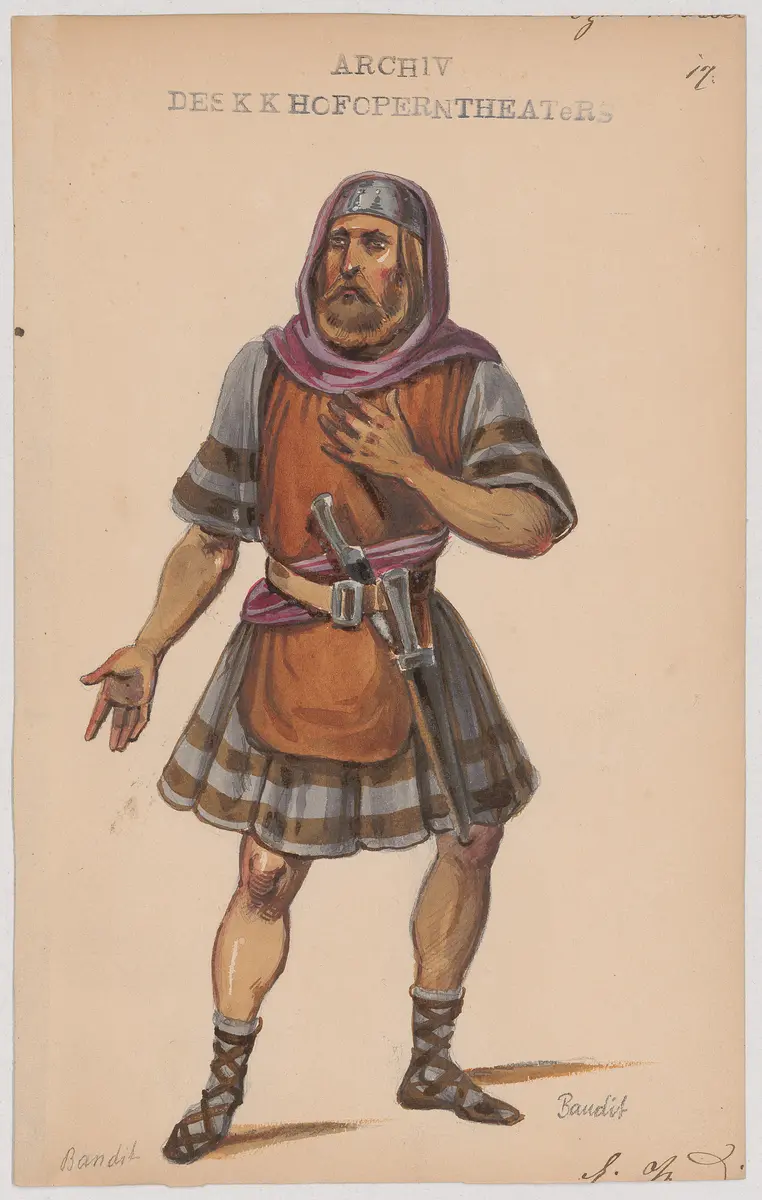 Macbeth, Titel der Serie: Figurinen des k.k. Hofoperntheaters