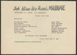 Ich küsse ihre Hand, Madame, Wiener G'schichten, Vater werden, ist doch schwer!