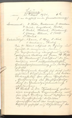 Protokolle der Ausschusssitzungen des Vereines des Deutschen Volkstheaters in Wien