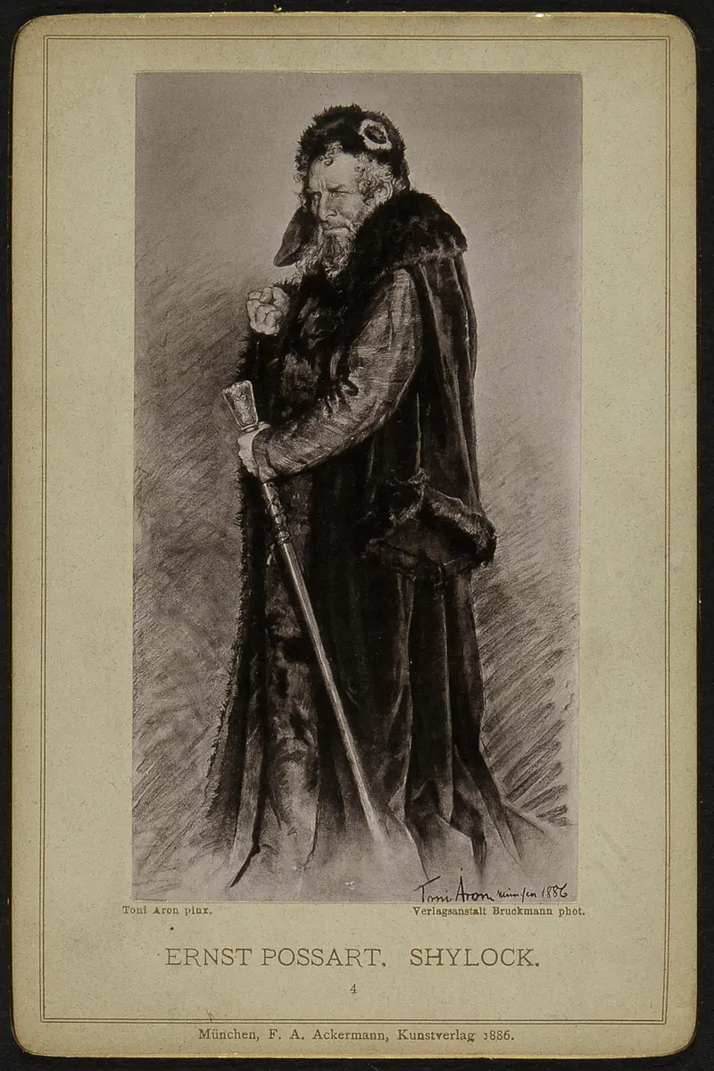 Ernst von Possart, Verweis auf Stücktitel: Der Kaufmann von Venedig