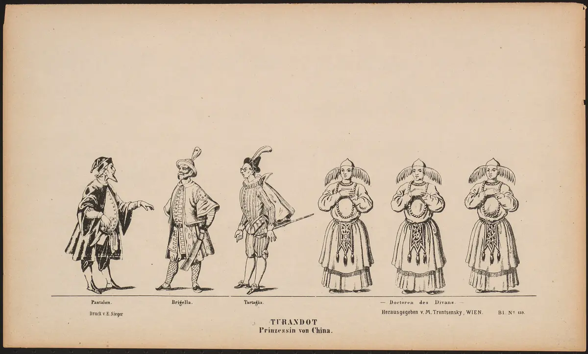 Turandot - Prinzessin von China, Titel der Serie: Trentsensky-Bogen, Titel der Serie: Großes Theater