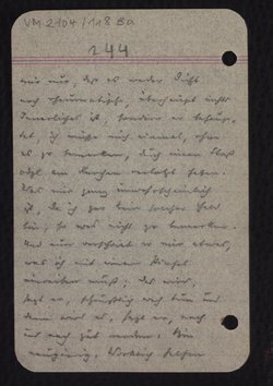 Aufzeichnung