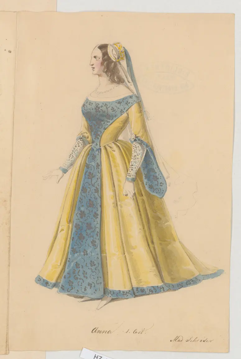 Imelda Lambertazzi, Titel der Serie: Figurinen des k.k. Hof-Burgtheaters