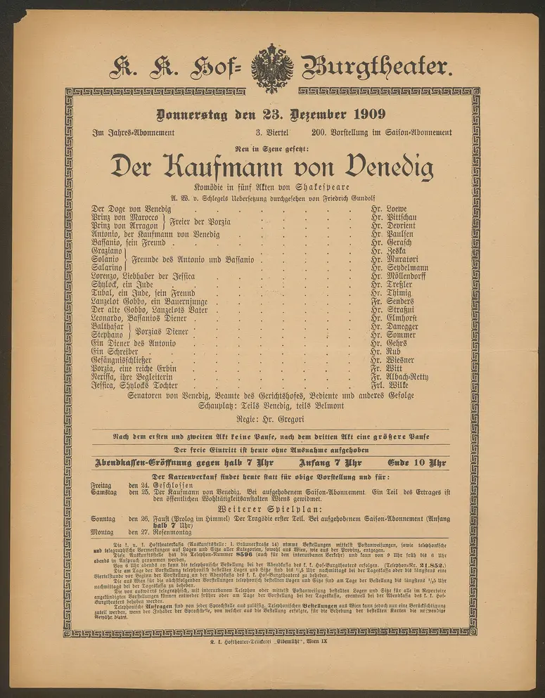Der Kaufmann von Venedig