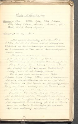 Protokolle der Ausschusssitzungen des Vereines des Deutschen Volkstheaters in Wien