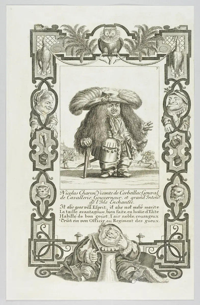 Il Callotto resuscitato oder Neü eingerichtes Zwerchen Cabinett, Nicolas Charon, Viconte de Corbeillac, General de Cavallerie...