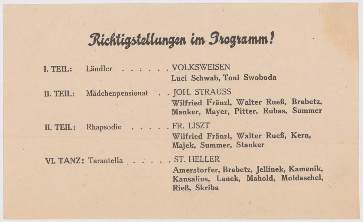Schüler-Abend der Tanzschule Willy Fränzl