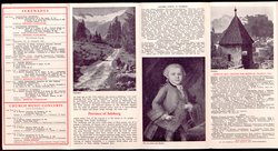 Salzburger Festspiele 1956, Titel in Vorlageform: Salzburg Festival 1956, Verweis auf Stücktitel: Cosi fan tutte, Verweis auf Stücktitel: Don Giovanni, Verweis auf Stücktitel: Entführung aus dem Serail, Figaros Hochzeit, Verweis auf Stücktitel: Idomeneo, Verweis auf Stücktitel: Zauberflöte, Verweis auf Stücktitel: Jedermann, Verweis auf Stücktitel: Egmont