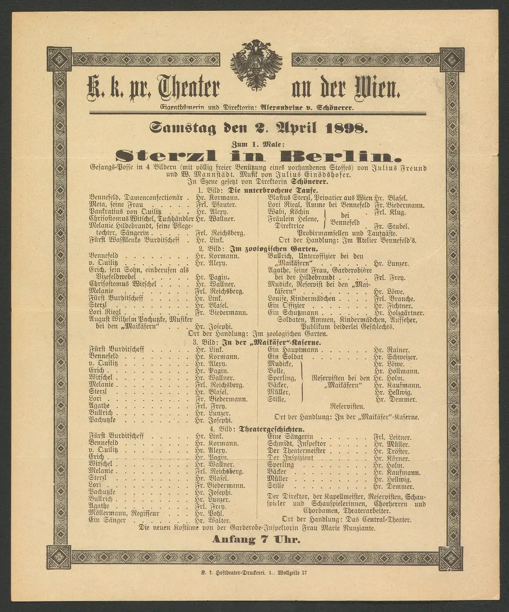 Sterzl in Berlin