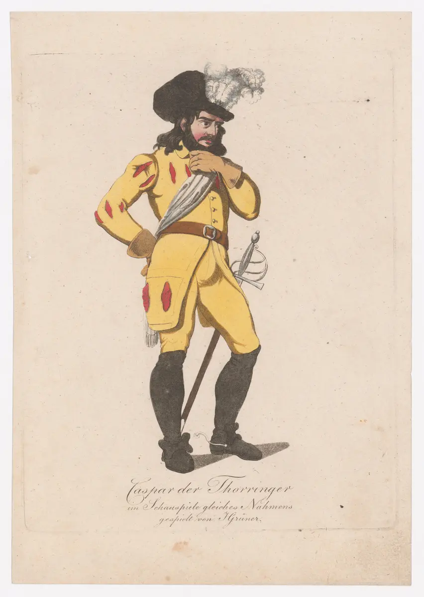 Karl Franz Grüner, Verweis auf Stücktitel: Kaspar der Thorringer, Titel in Vorlageform: Caspar der Thorringer