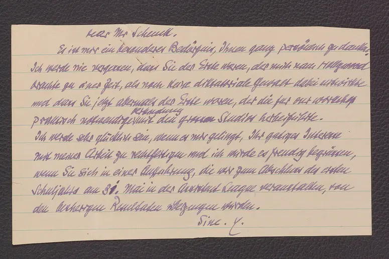 Briefentwurf