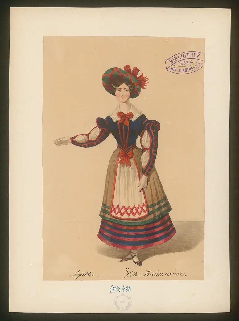 Der Fürst über alle, Titel der Serie: Figurinen des k.k. Hof-Burgtheaters