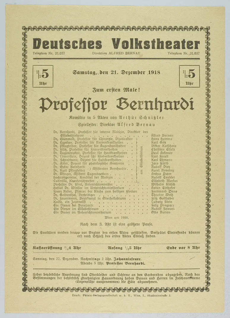 Professor Bernhardi