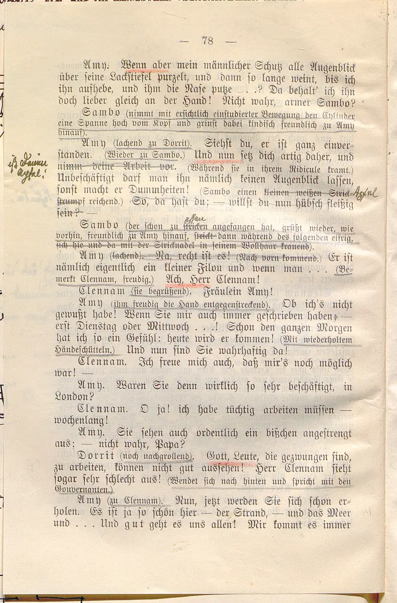 Klein Dorrit. Lustspiel in drei Akten