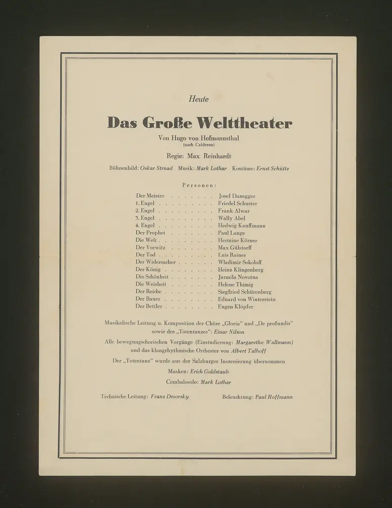 Das Große Welttheater