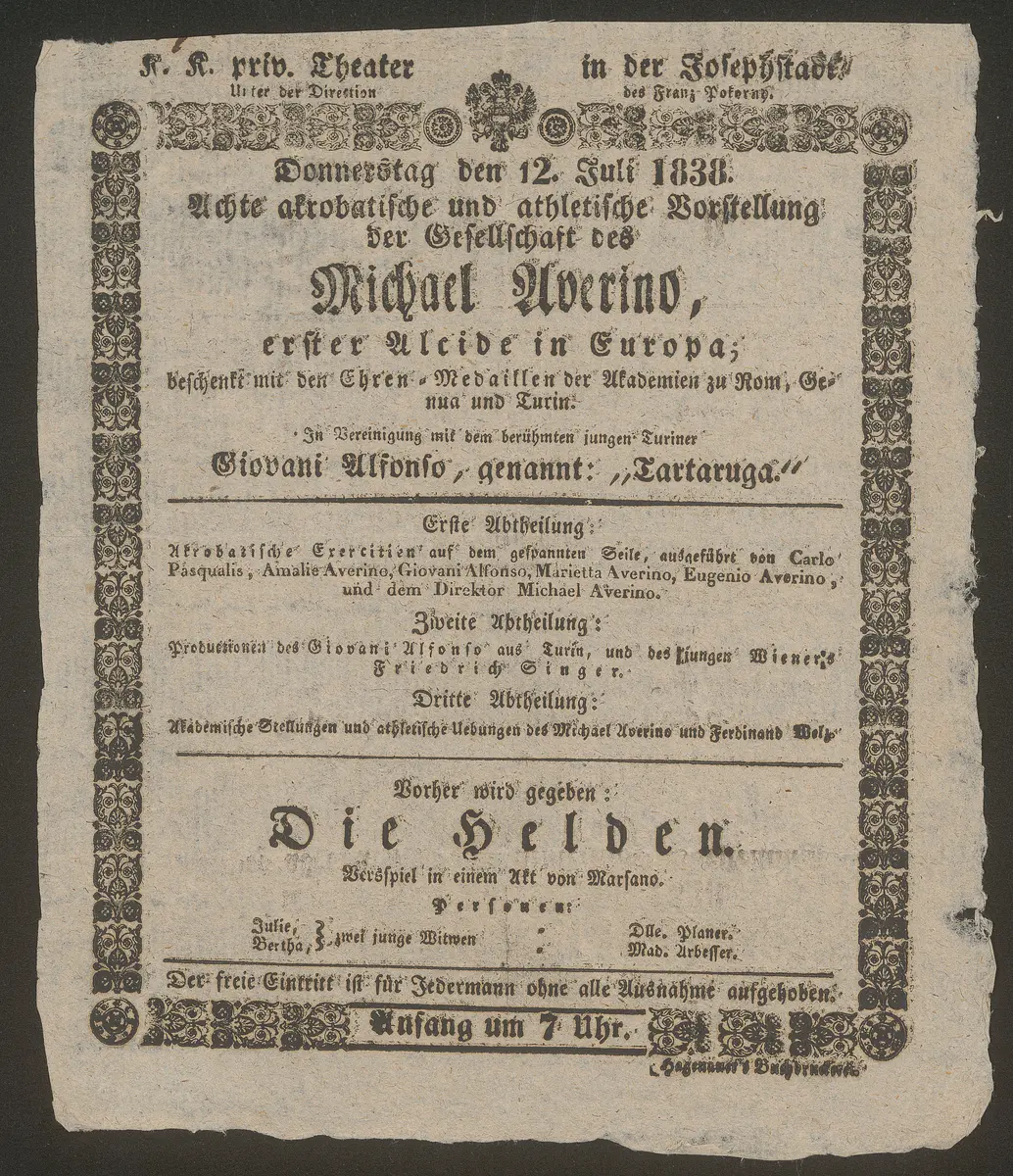 Michael Averino, Die Helden