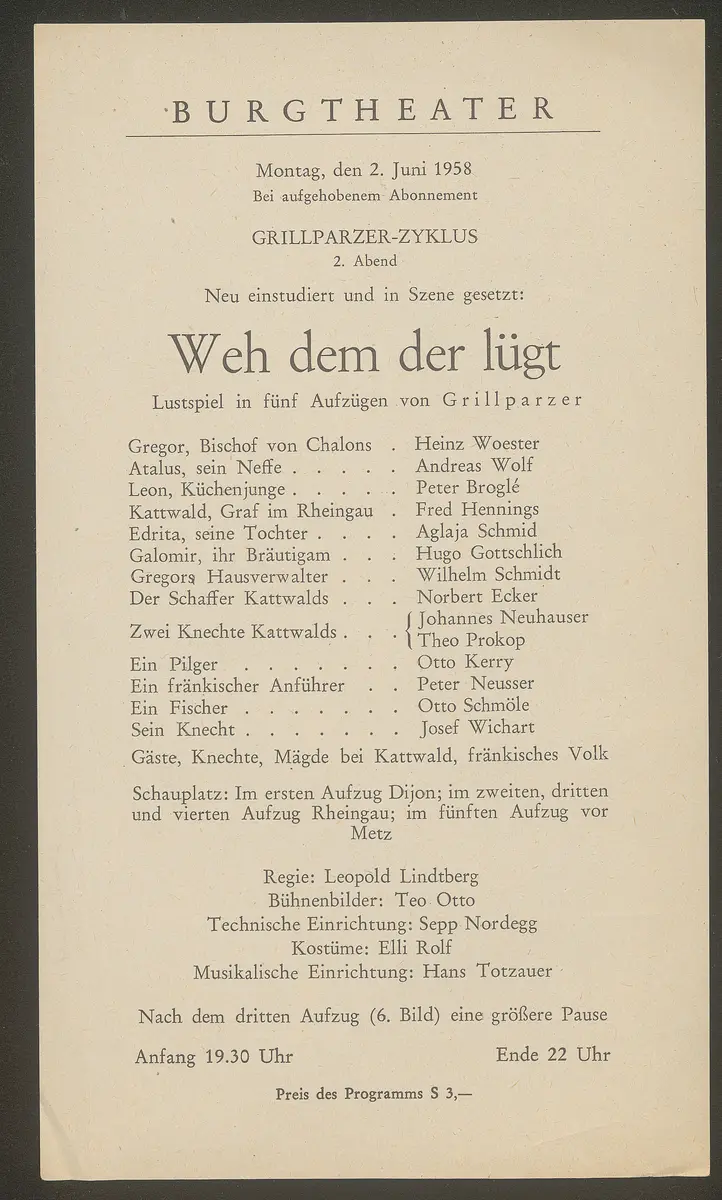 Weh dem der lügt