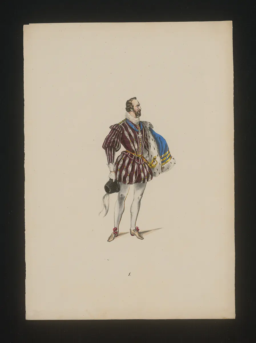 Marie von Medicis, Titel der Serie: Neue Costume-Sammlung verschiedener Zeiten und Nationen