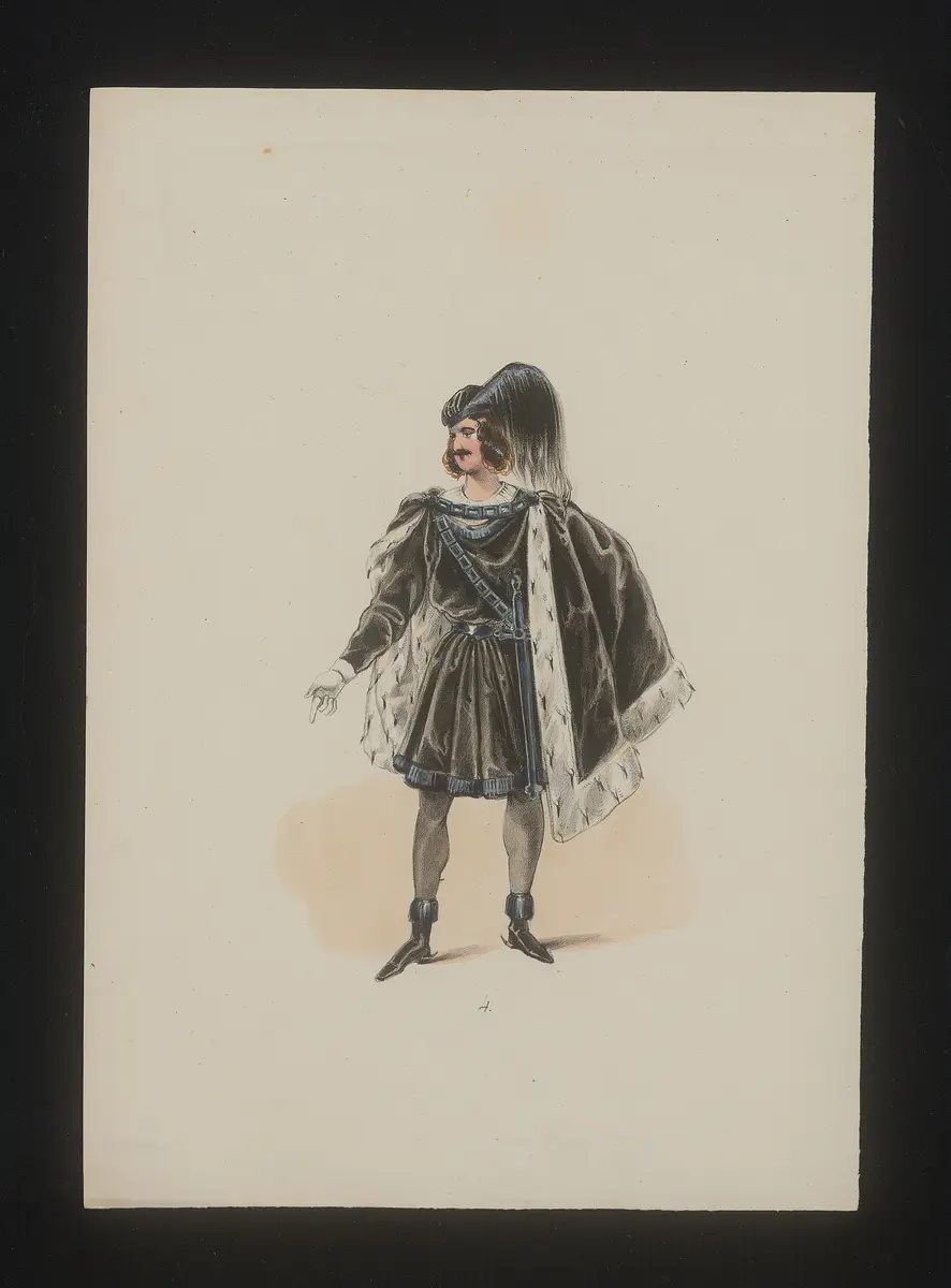 La Sposa di Messina, Titel der Serie: Neue Costume-Sammlung verschiedener Zeiten und Nationen