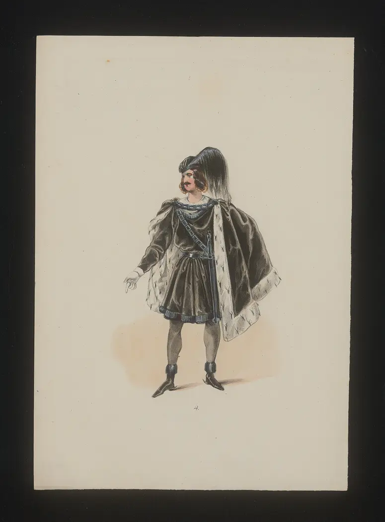 La Sposa di Messina, Titel der Serie: Neue Costume-Sammlung verschiedener Zeiten und Nationen