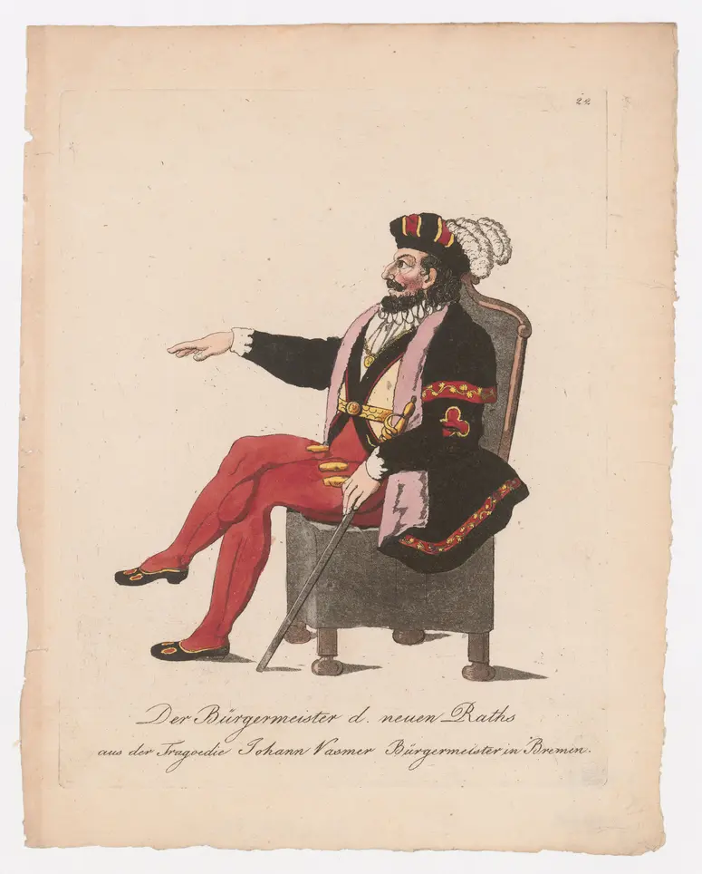 Johann Vasmer, Bürgermeister von Bremen, Titel in Vorlageform: Johann Vasmer, Bürgermeister in Bremen