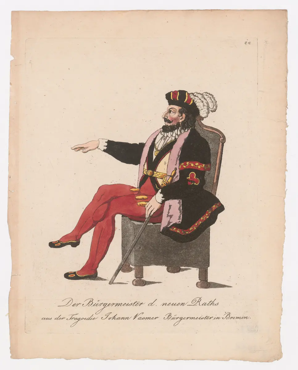 Johann Vasmer, Bürgermeister von Bremen, Titel in Vorlageform: Johann Vasmer, Bürgermeister in Bremen