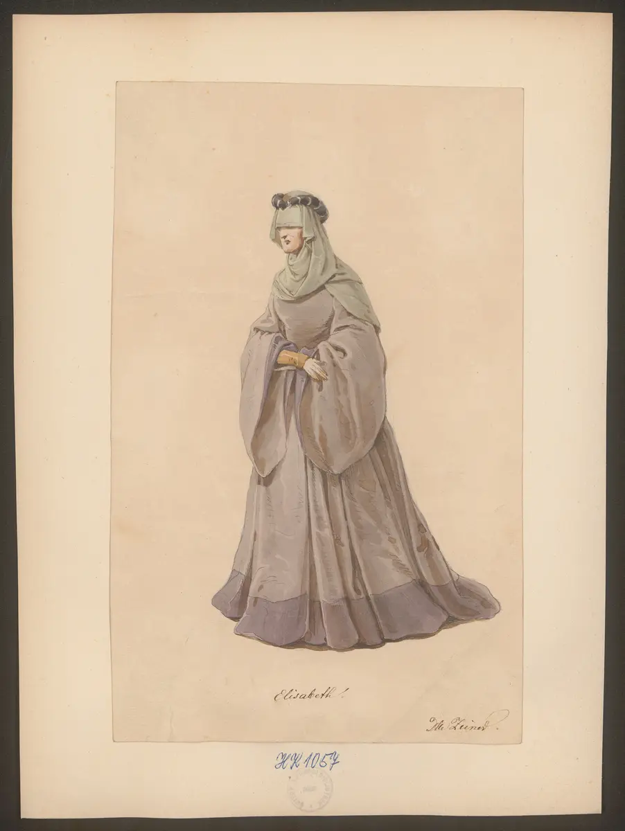 Moritz von Sachsen, Titel der Serie: Figurinen des k.k. Hof-Burgtheaters