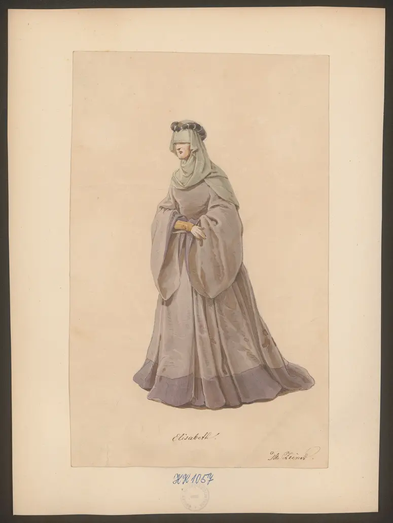 Moritz von Sachsen, Titel der Serie: Figurinen des k.k. Hof-Burgtheaters