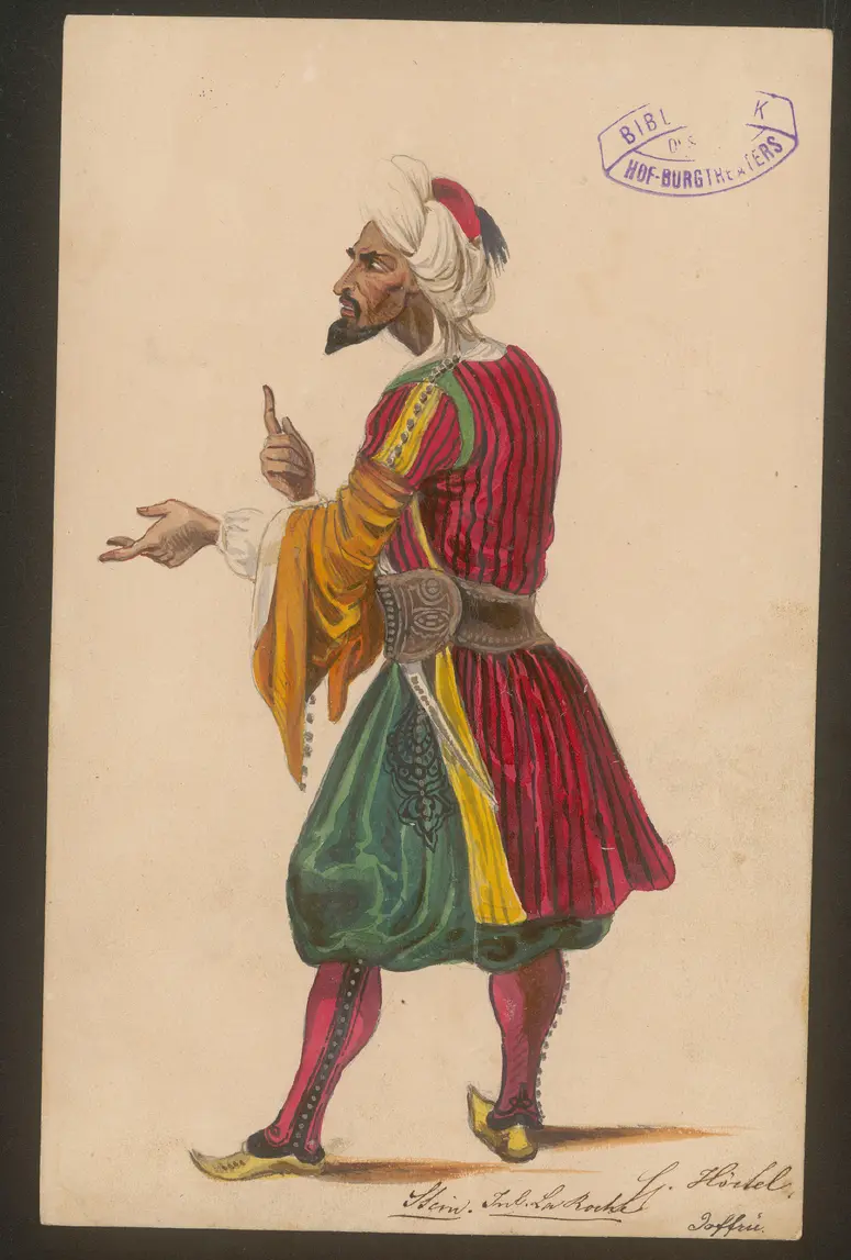 Czerny Georg, Titel der Serie: Figurinen des k.k. Hof-Burgtheaters