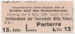 Schüler-Abend der Tanzschule Willy Fränzl
