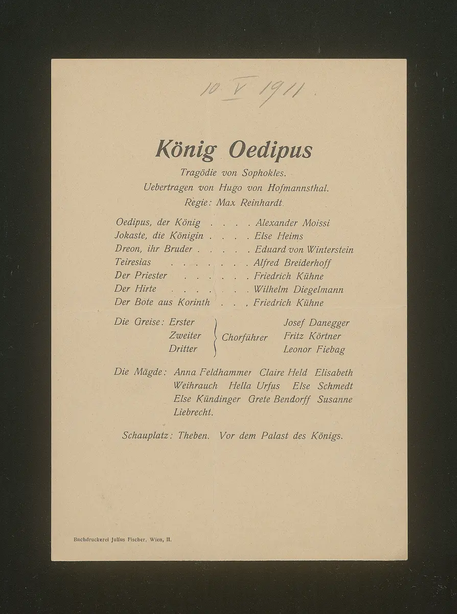 König Oedipus