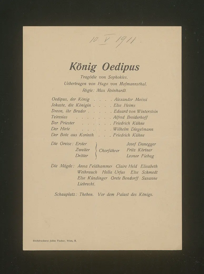 König Oedipus