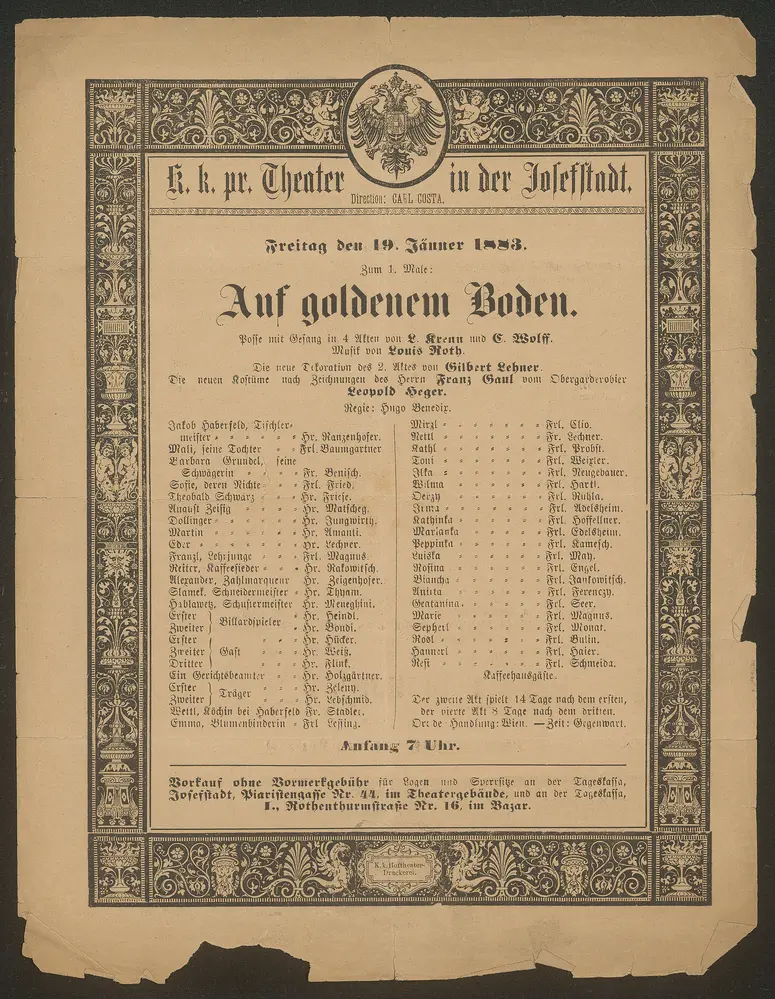 Auf goldenem Boden