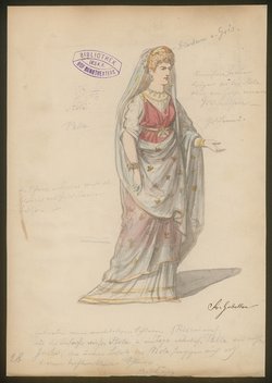 Julius Cäsar, Originaltitel: The Tragedy of Julius Caesar, Titel der Serie: Figurinen des k.k. Hof-Burgtheaters