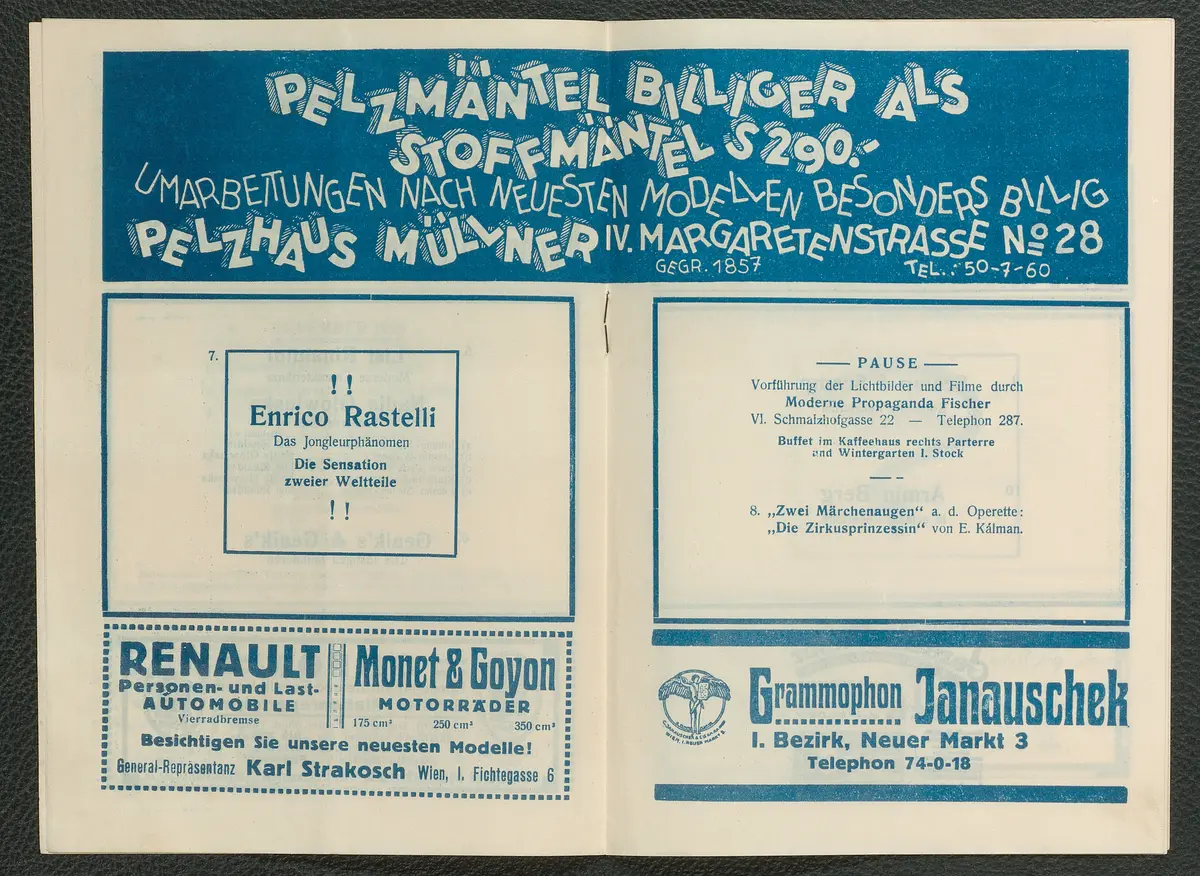 Apollo Varieté-Programm