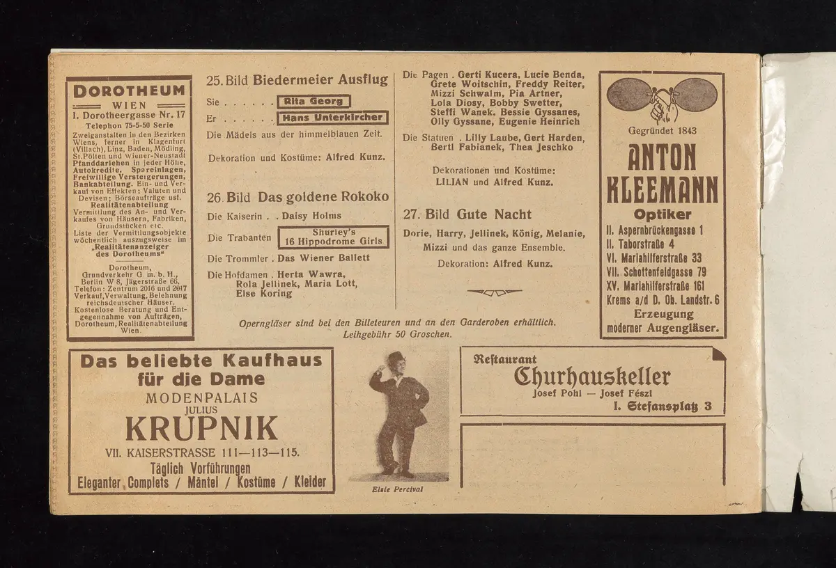 Wien lacht wieder, Die Revue der Stars