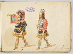 Die Jungfrau von Orleans, Titel der Serie: Figurinen des k.k. Hof-Burgtheaters