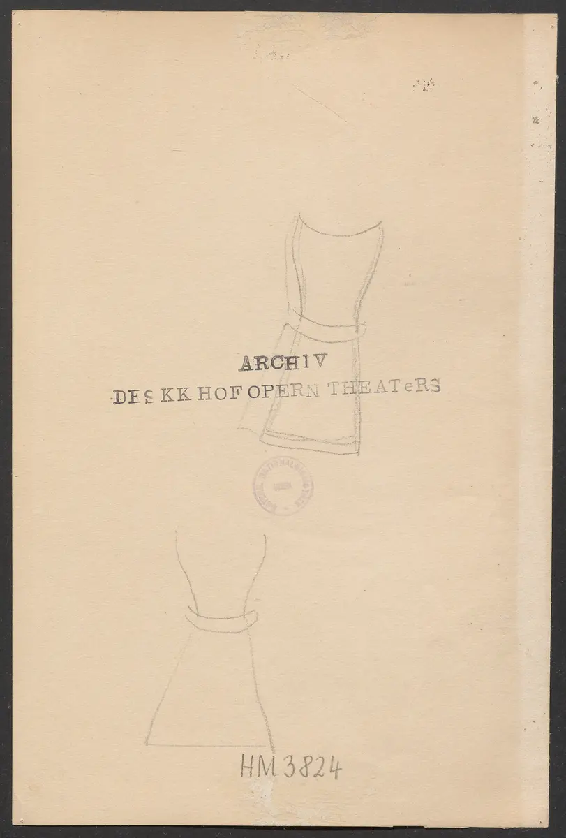 Die Favoritin, Originaltitel: La favorite, Alternativtitel: La favorita, Alternativtitel: Richard und Mathilde, Alternativtitel: Leonore, Titel der Serie: Figurinen des k.k. Hofoperntheaters