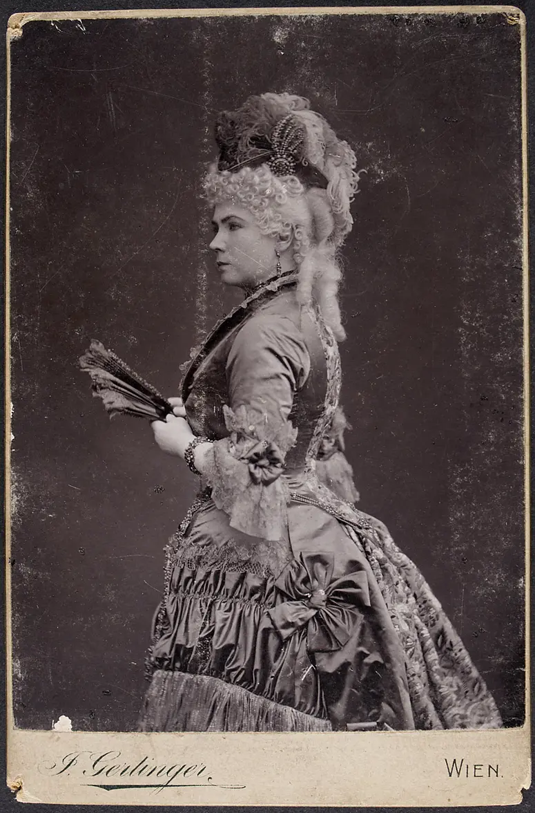 Marie Geistinger, Verweis auf Stücktitel: Emilia Galotti