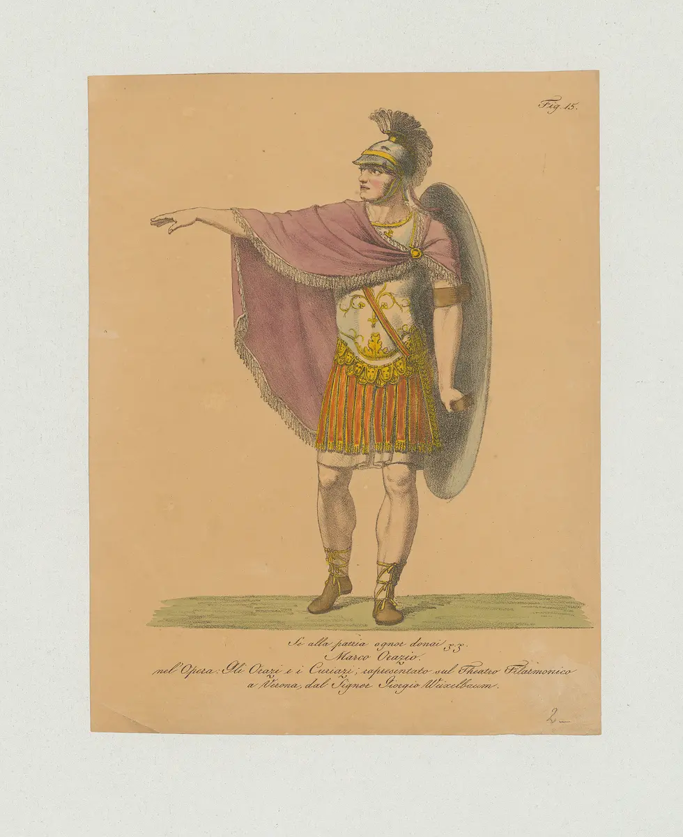 Georg Weixelbaum, Name der Zeitschrift: Münchner Theater-Journal, Verweis auf Stücktitel: Gli Orazi e i Curiazi
