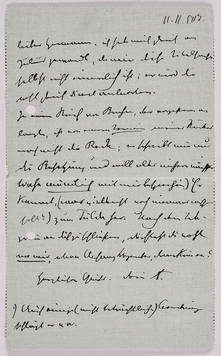 Kartenbrief