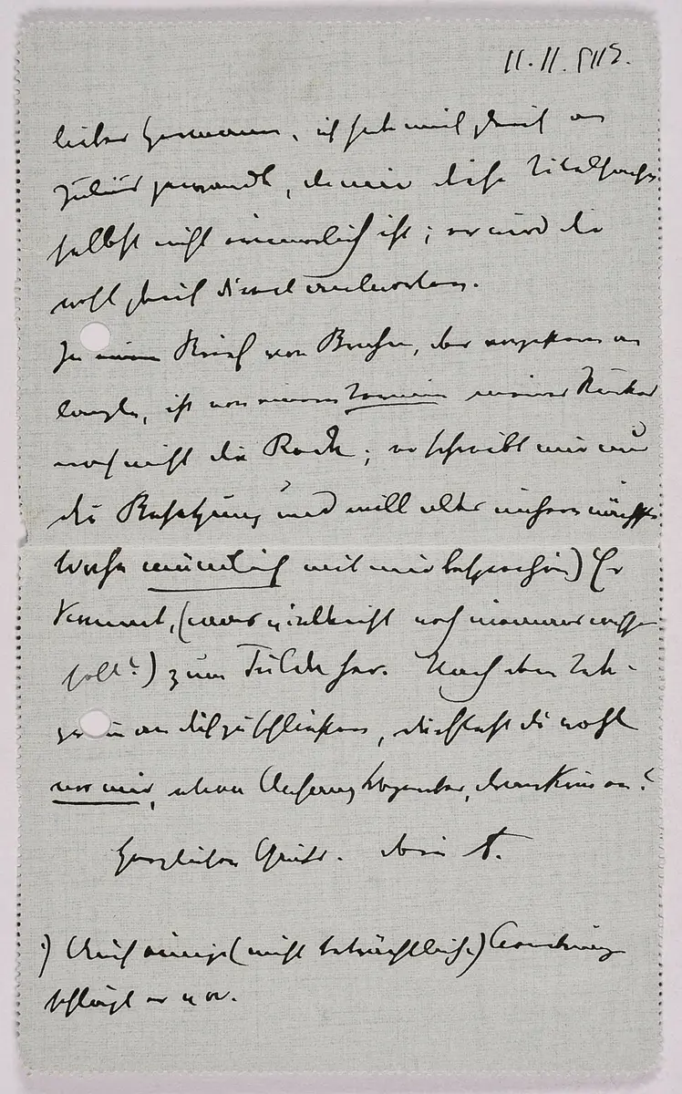 Kartenbrief