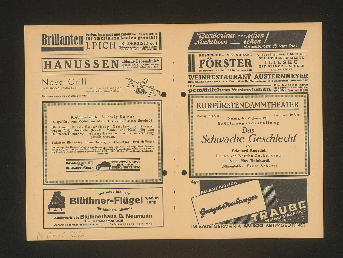 Das schwache Geschlecht